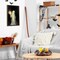Halloween Wooden Wall Art – Ghost Holding a Candle Painting with Frame, Vintage Spooky Decor for Bedroom, Living Room & Halloween Aesthetic (14.96 x 9.84 Inches)